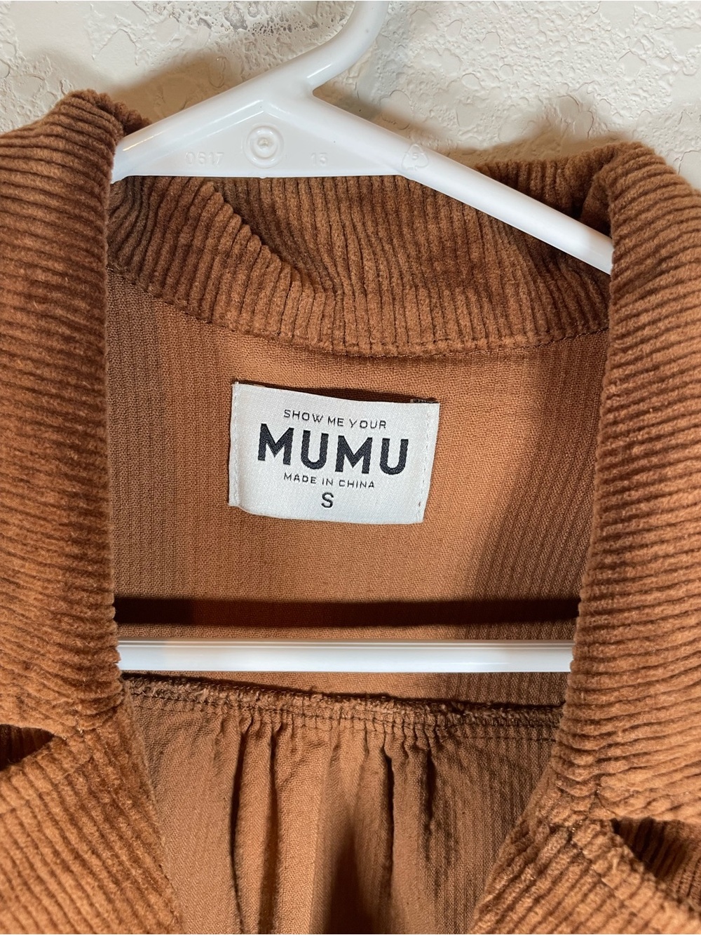 Show Me Your Mumu Outlaw Romper Saddlebrown Corduroy Zip Front Shorts - Picture 11 of 11
